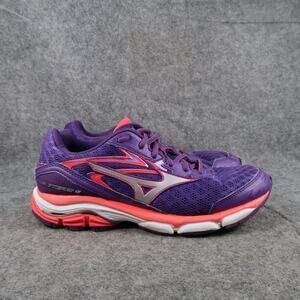 Mizuno Shoes Womens 8.5 Athletic Trainers Wave Inspire 12 Running Sneaker Purple
